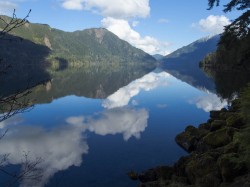 Lake Crescent Reflections in lakes and ponds photo gallery