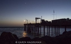 Point Arena Pier in sunset photo gallery