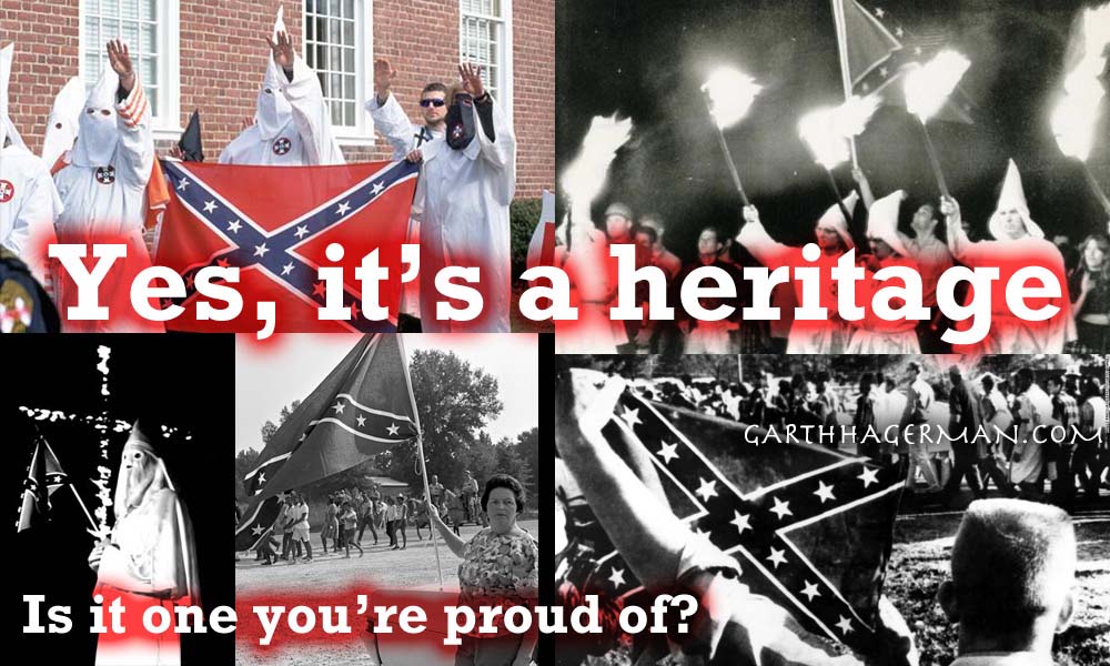 Confederate flag pride in heritage meme